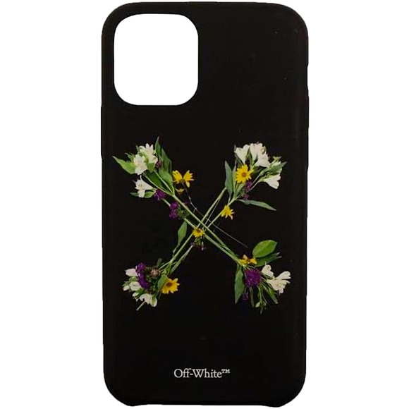 Off-White c/o Virgil Abloh Black/Green iPhone 11 Pro Phone Case - Picture 1 of 5